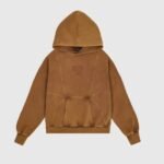 CARSICKO CYBE PULLOVER HOODIE WASHED BROWN PINK WINE