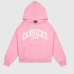 CARSICKO LONDON CLASSIC HOODIE (PINK)