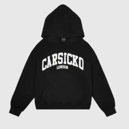 CARSICKO LONDON HOODIE BLACK