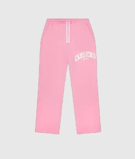 CARSICKO LONDON TRACK PANTS PINK