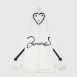 Carsicko Love Spread Full Zip Hoodie White