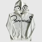 Carsicko Love Spread Full Zip Hoodie White