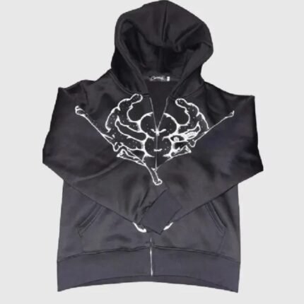 Carsicko Skelly Zip Hoodie