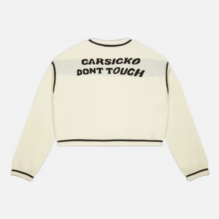 Carsicko Don’t Touch knit Sweater – White