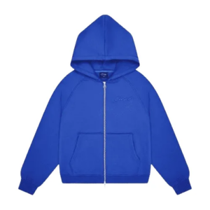 Carsicko Blue Hoodie stylish blue streetwear pullover hoodie