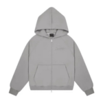 Carsicko Core Zip Hoodie Grey streetwear full zip grey hoodie