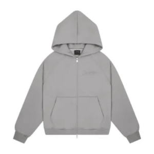 Carsicko Core Zip Hoodie Grey streetwear full zip grey hoodie