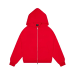 Carsicko FTP Zip Hoodie Red full zip streetwear hoodie