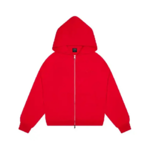 Carsicko FTP Zip Hoodie Red full zip streetwear hoodie